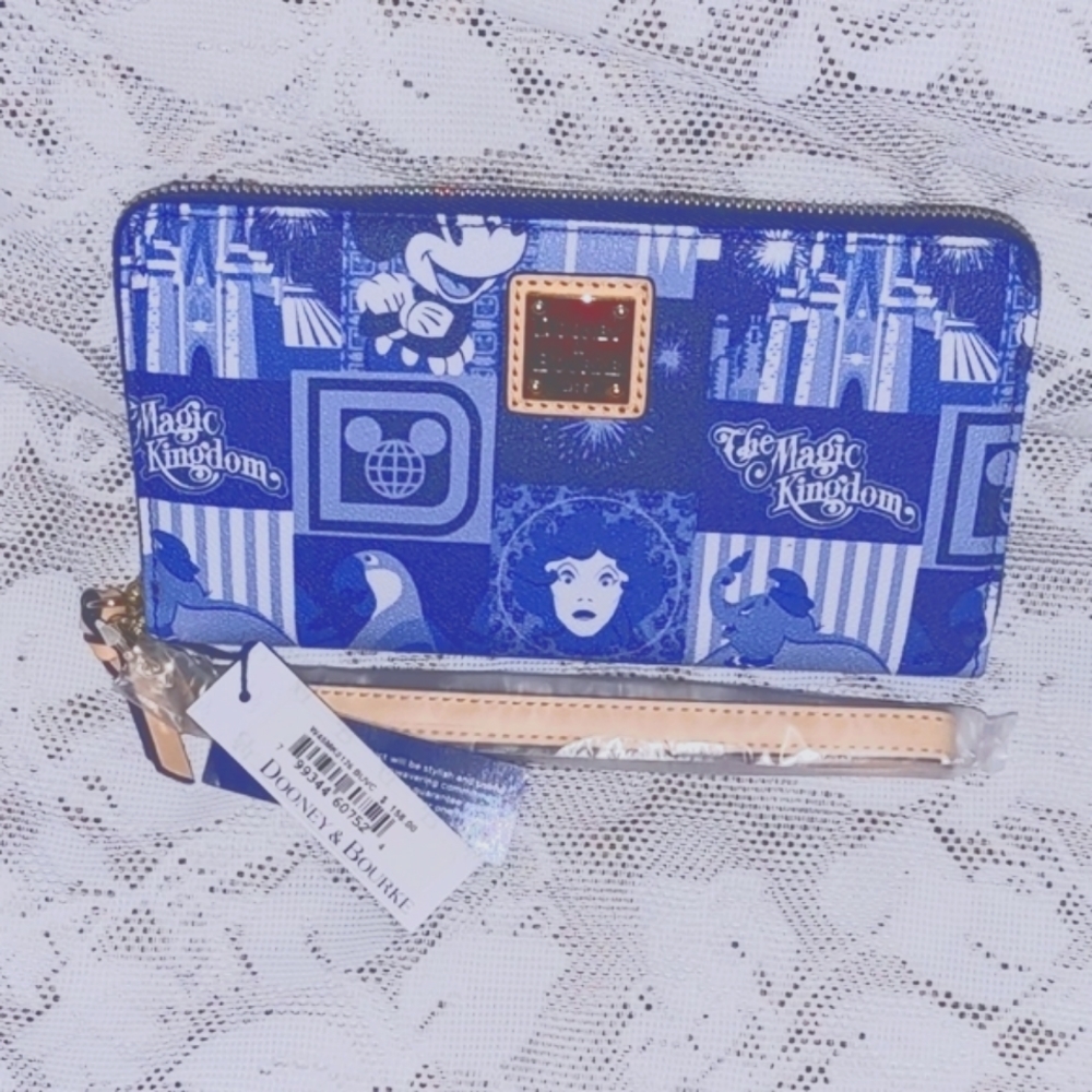 New with tags Dooney and Bourke Magic Kingdom 45th anniversary wallet wristlet